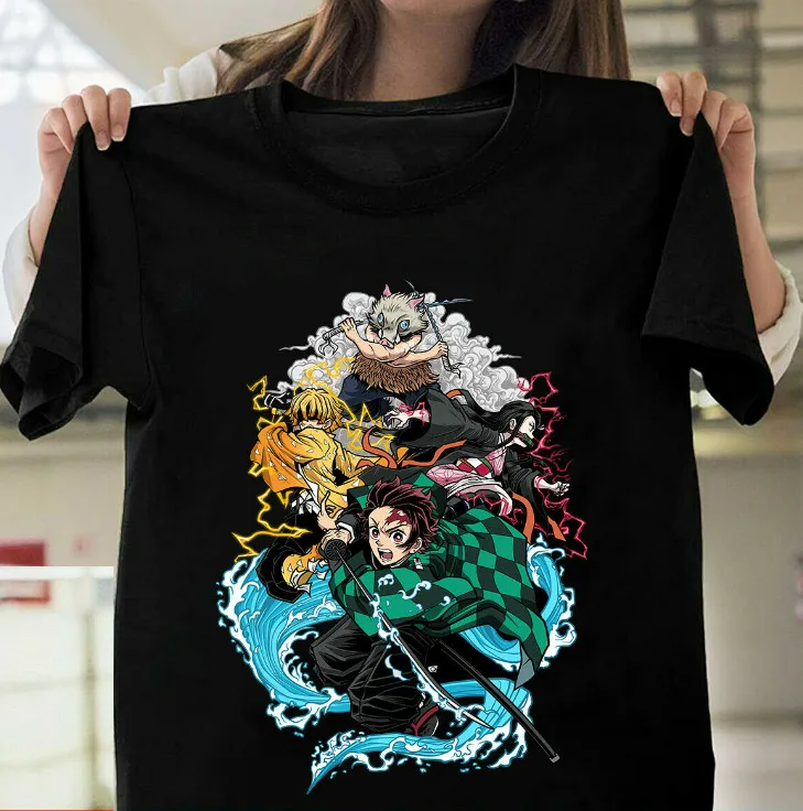 Demon Slayer kimetsu no Yaiba anime t shirt, GARPHIC shirt, Halloween gift. new