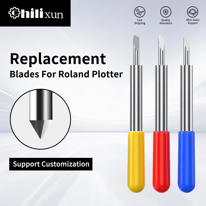 

HILIXUN 30/45/60 Degrees Replacement Blades For Roland Plotter Blade Knife Cutter Blades For Power Tools Cutting Plotter