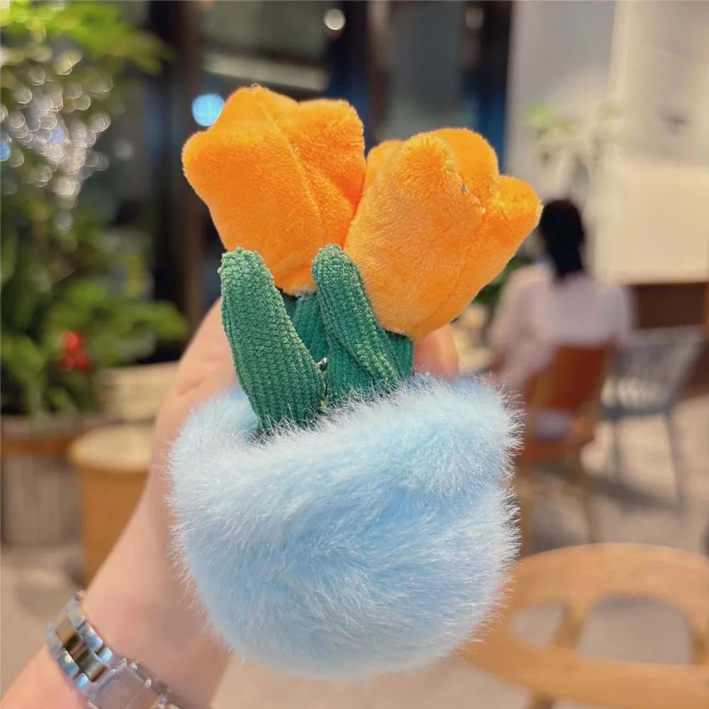 

Цветок тюльпана, горшечное растение, имитация цветка тюльпана, брелок, имитация сумки, подвесной цветок, брелок для ключей, мультяшный цветочный кулон