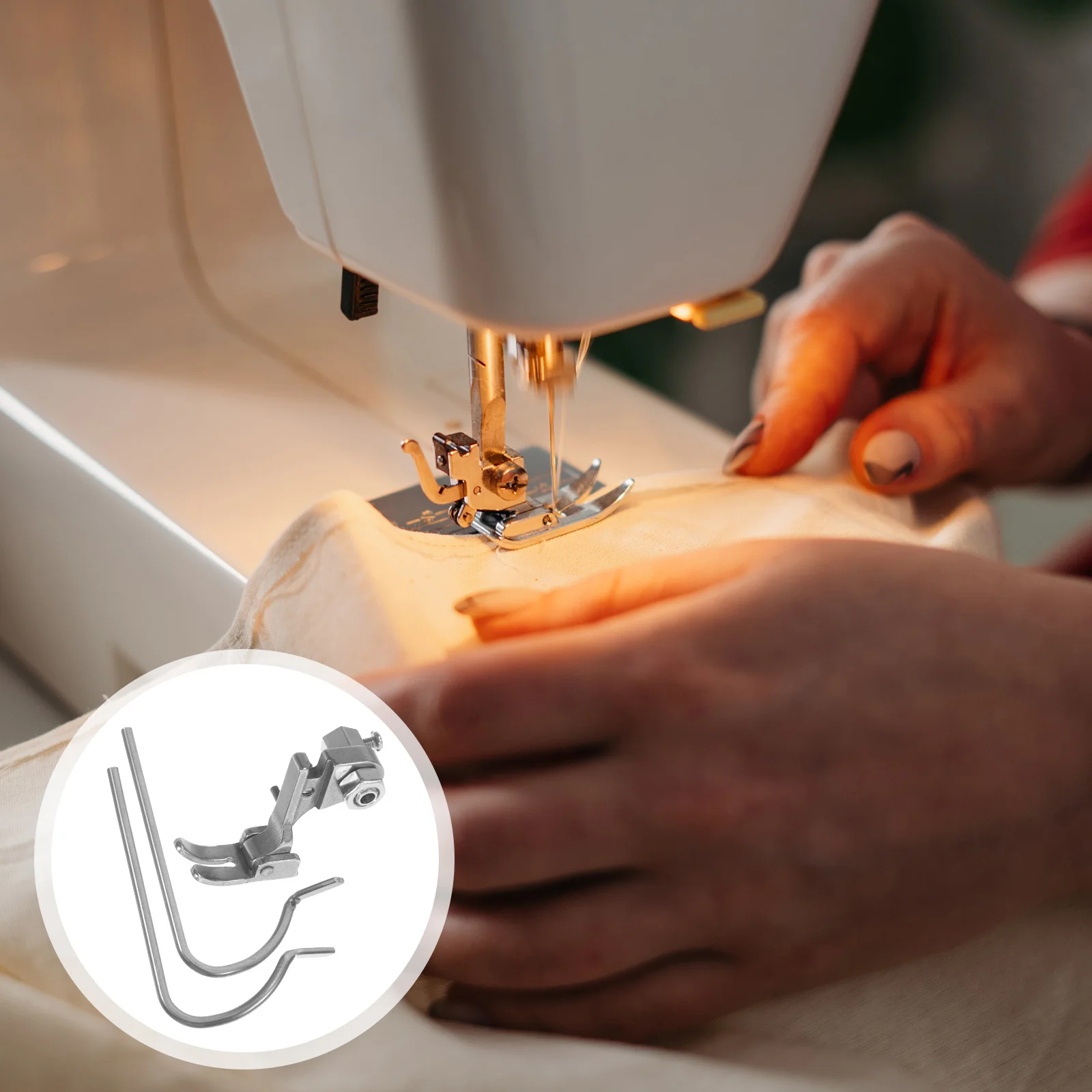 

Quilting Presser Foot Edge Stitching Guide Sewing Machine Attachment Straight Line Precision Sewing Walking Foot Durable