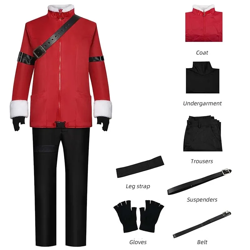 

Stark Cosplay Costume Winter Suit with Pants Gloves Halloween Stark Autumn Winter Outfits For Comic Con