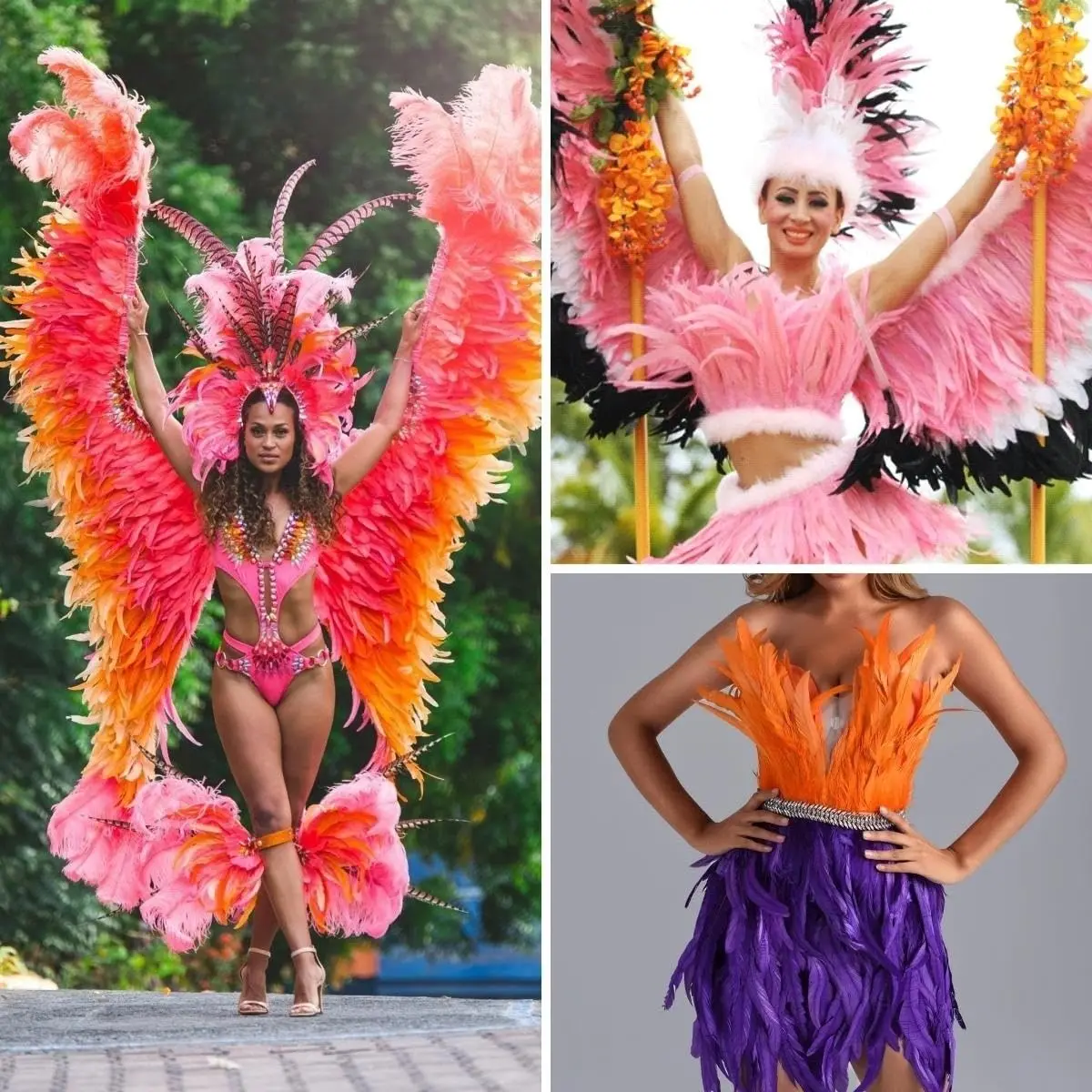 2 Meters Red Rooster Feather Fringe Natural Feathers Trim 25-30cm for DIY Crafts Halloween Cape Dress Wings Costume Design