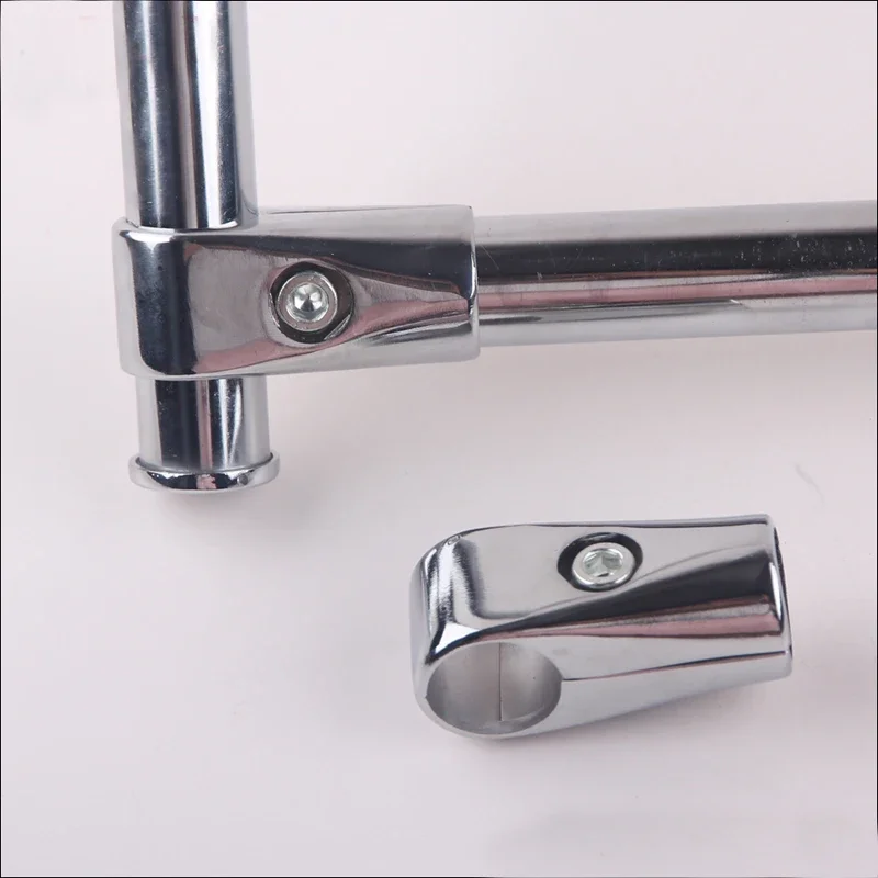8PCS 25mm Clothes Hanger Accessories Circular Pipe Connector Tube Fittings Shelf Connection Head Joint