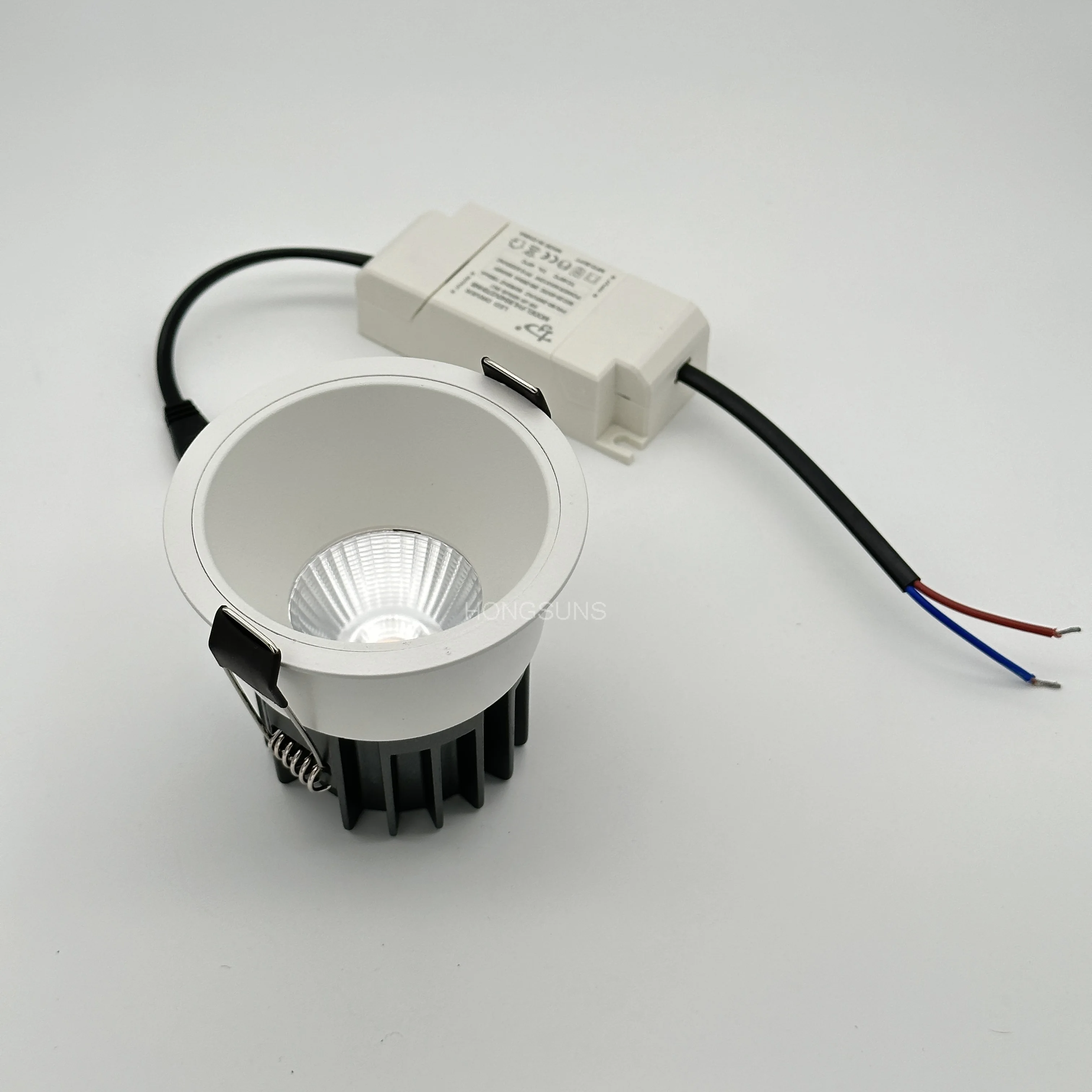 Dimmable Led Spotlight Recessed Ceiling Lamp Aluminum Led COB Light 5W7W9W12W15W18W AC110V 220V Downlight Home Office Store