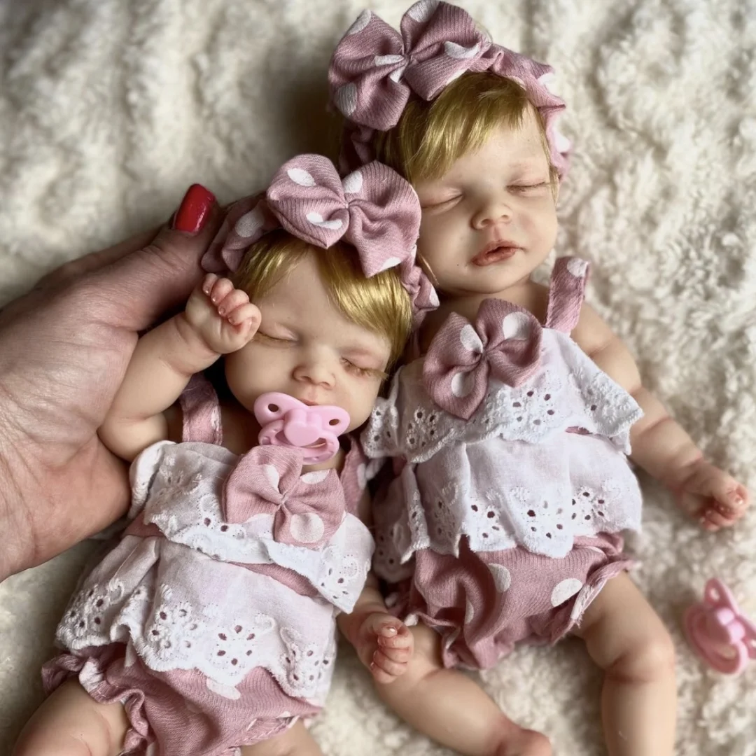 26cm Can Washable Silicone Bebe Reborn Girls With Rooted Hair 3D Painted Skin Reborn Doll LIifelike reales para niñas