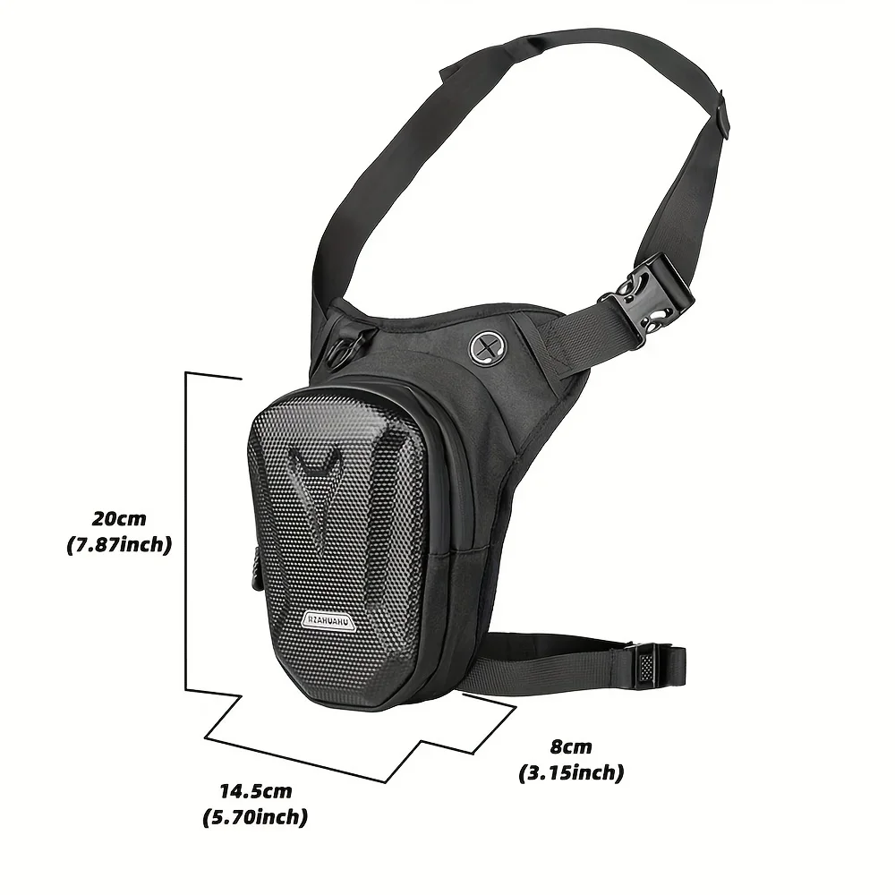 Men's Motorcycle Leg Bag Camping Leisure Waist Bag Waist Bag Travel Hiking Mountaineering Outdoor Pocket Waterproof image 5