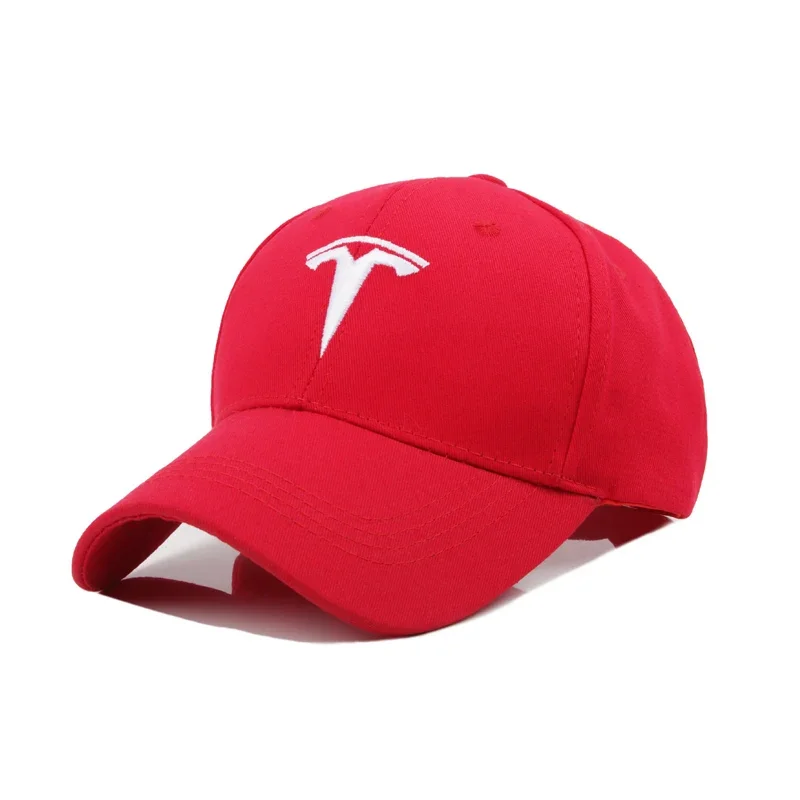 High-Grade Car Logo Cotton Adjustable Baseball Hat Outdoor For Tesla Model 3 Model S X Model Y Roadster SpaceX Auto Accessories
