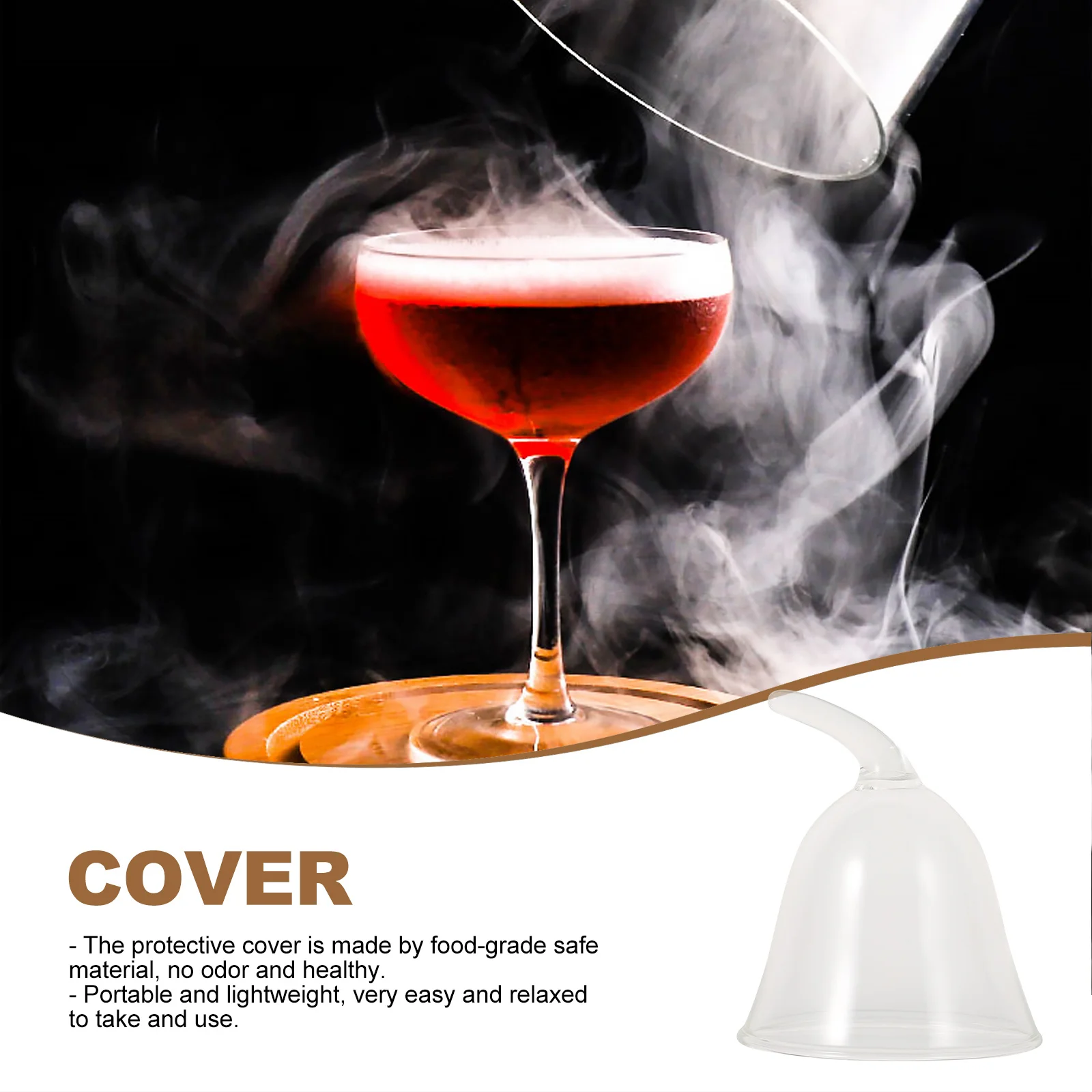 

1Pcs Food Protective Cover Glass Material Multi Purpose for Microwave Oven Easy to Clean Portable Lightweight Safe