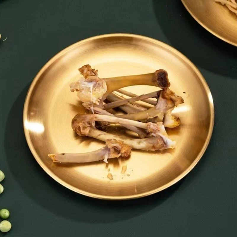 Spit Bone Dish Dining Table Garbage Plate Dried Fruit Snacks Plate Domestic Snacks Small Dish Kitchen Storage Tray
