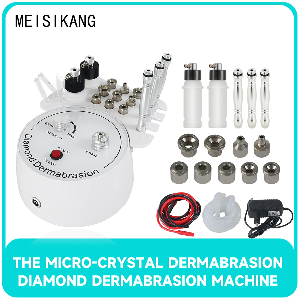 MEISIKANG-Esfoliação Facial Pele Descamação Dispositivo De Microdermoabrasão, Diamante Hidrodermoabrasão, Água Hidra, Cravo Remover