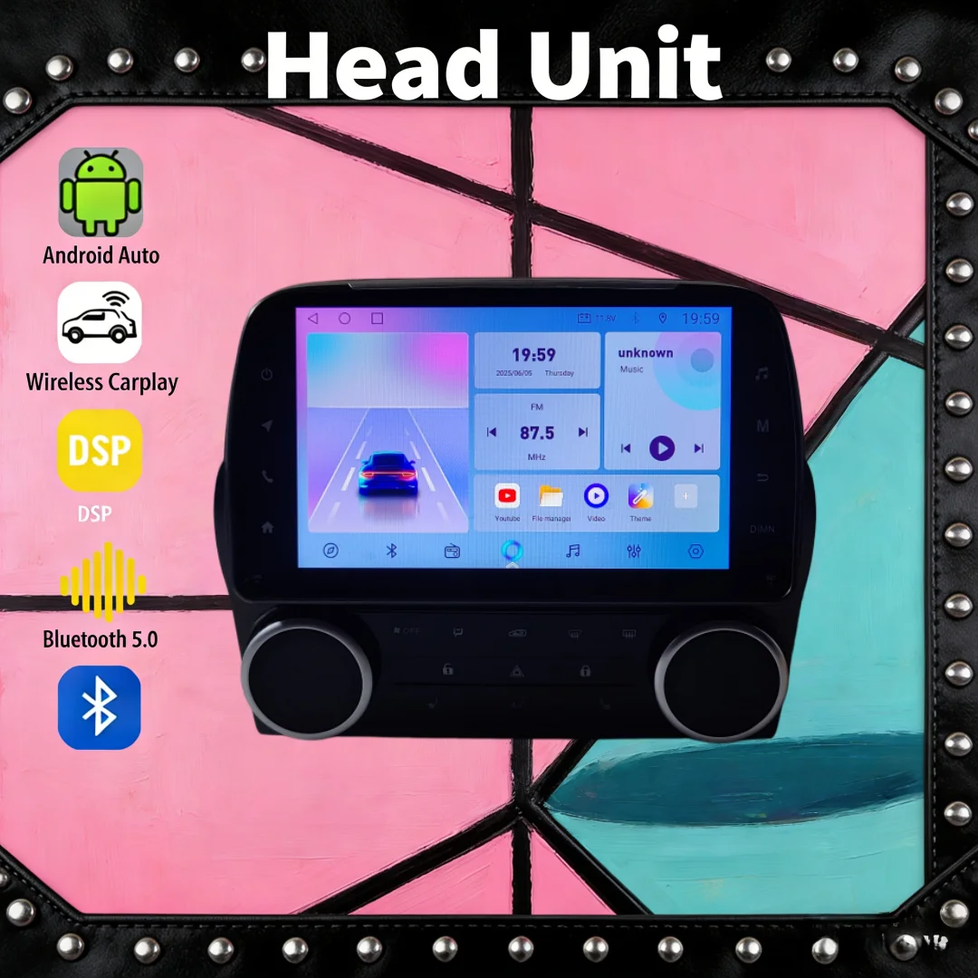 8 inch Android 14 For Chevrolet Camaro 2010-2015 Car Radio Stereo Multimedia Player Tape Recorder Auto Audio GPS Navi Head Unit