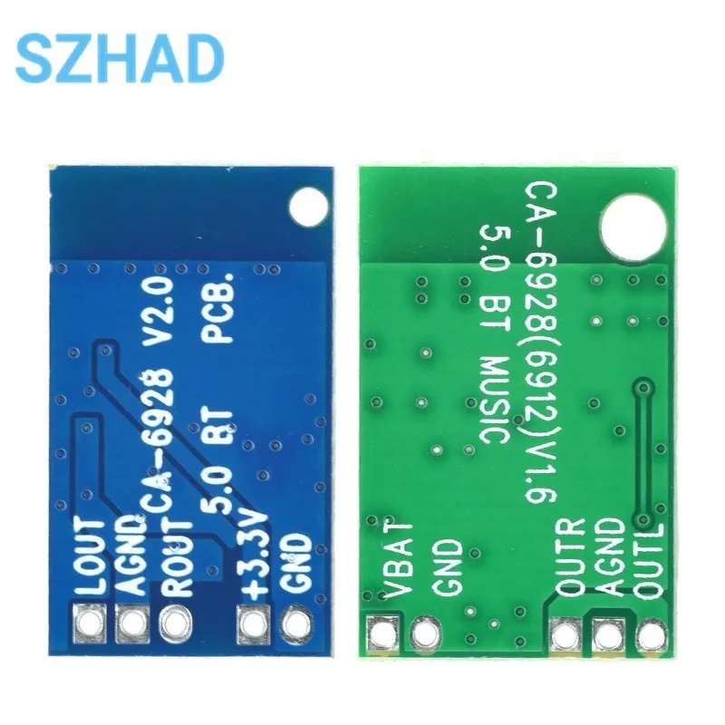 CA-6928 Bluetooth-compatible Module LED Power 3.3V-5V Dual Digital Audio Amplifier Module Board