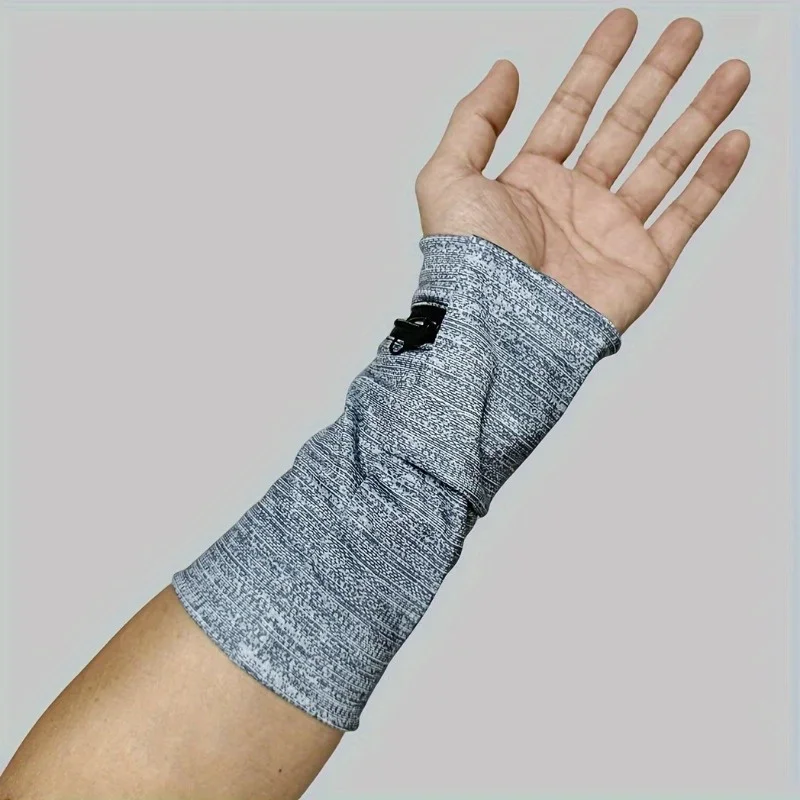 1 Stück schwarze Aufbewahrungstasche für neutrale Handgelenkstützen, geeignet für Fitness-Laufen, mit Reißverschluss, schweißabsorbierende Handgelenkstütze ﻿ – Detail 5