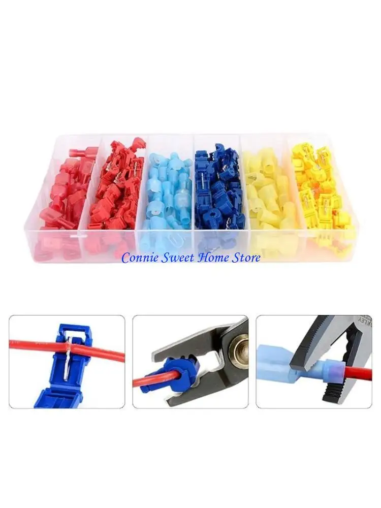 

Комплексные соединители для сращивания проводов LXAF, 120 шт., быстроразъемные для различных проводов