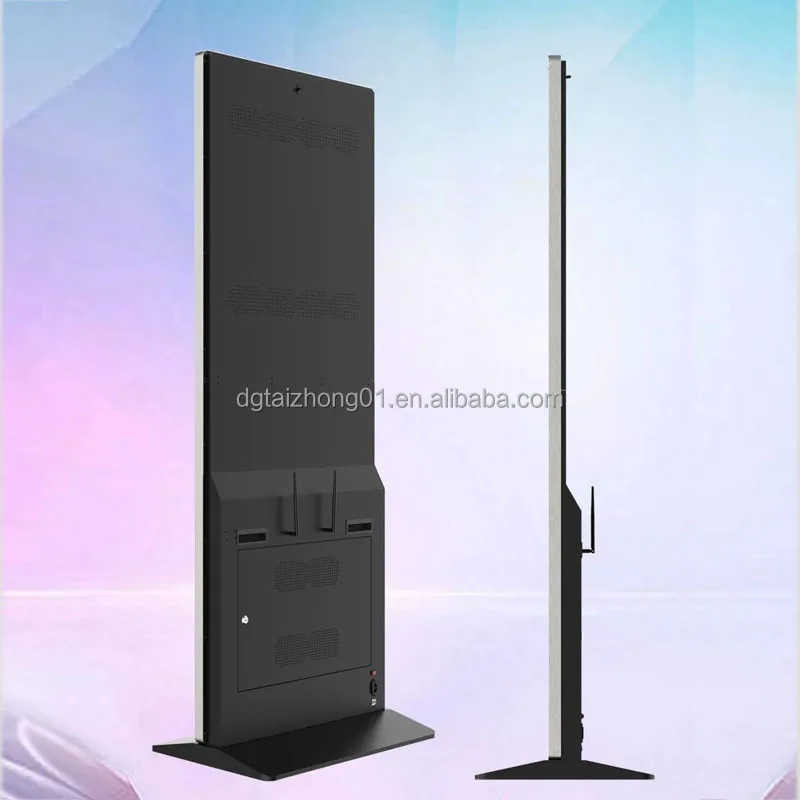 Resolution Advertising Board With Video Display Stand 75/86 Inch Smart Indoor Interactive Kiosk Android Digital Signage 4K