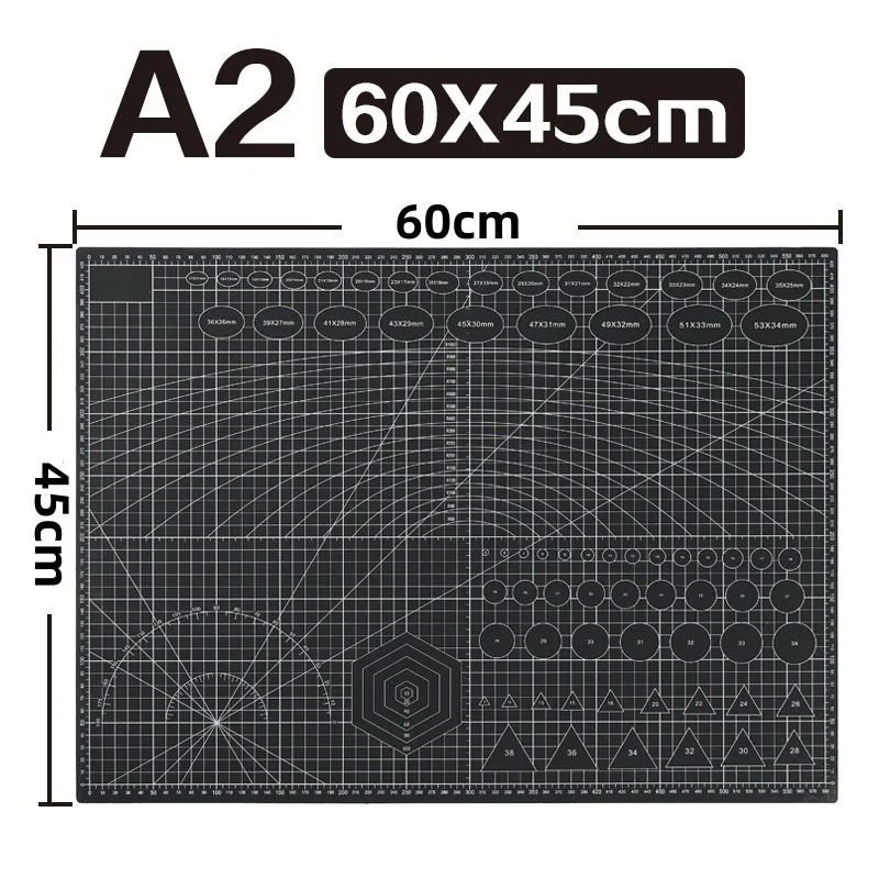 QIANKONG A2 A3 A4 A5 PVC Schneidematte Doppelseitige Selbstheilung Bord Patchwork Werkzeuge DIY Manuelle Handwerk Künstler Schneiden Messer schläger Kit 6