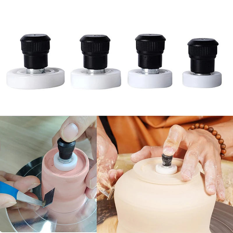 4pcs/Set Pottery Trimming Positioning Center Point Bearing DIY Ceramic Trimming Bottom Fixing Clay Molding Pottery Tools