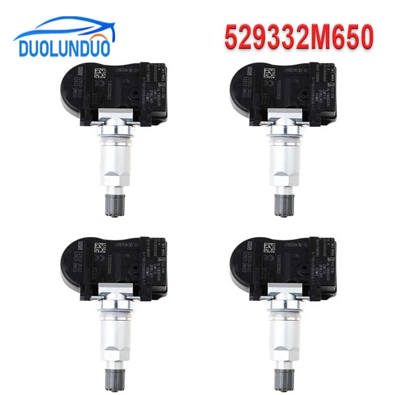 New 4pcs 52933-2M650 TPMS Tire Pressure Sensor 433MHZ For Hyundai Kia Carens 529333N100 52933A5100 Car accessories 529332M650