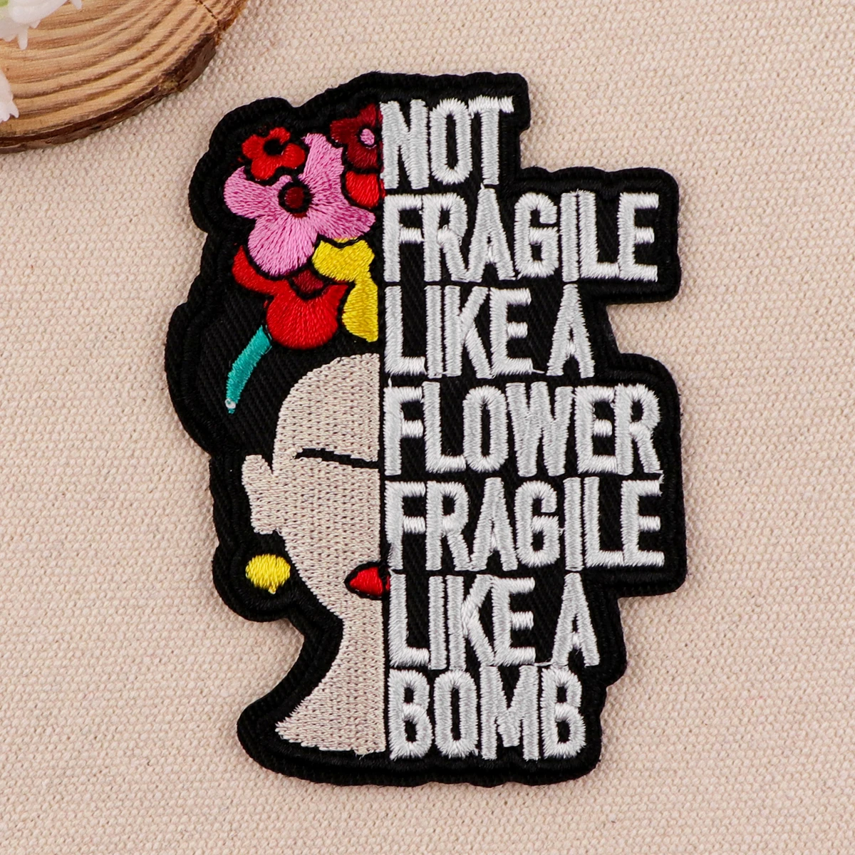 Patch brodé de sorcière pour fille, dessin animé, pour vêtements, vestes, féminisme, bricolage, fer sur Patch, accessoires appliqués, autocollant