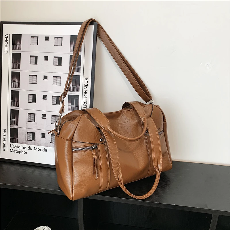 Fashion Soft Crossbody Bags Solid Dumpling Type 2024 High Quality Bags for Women  Interior Zipper Pocket Pu Women's Handbags