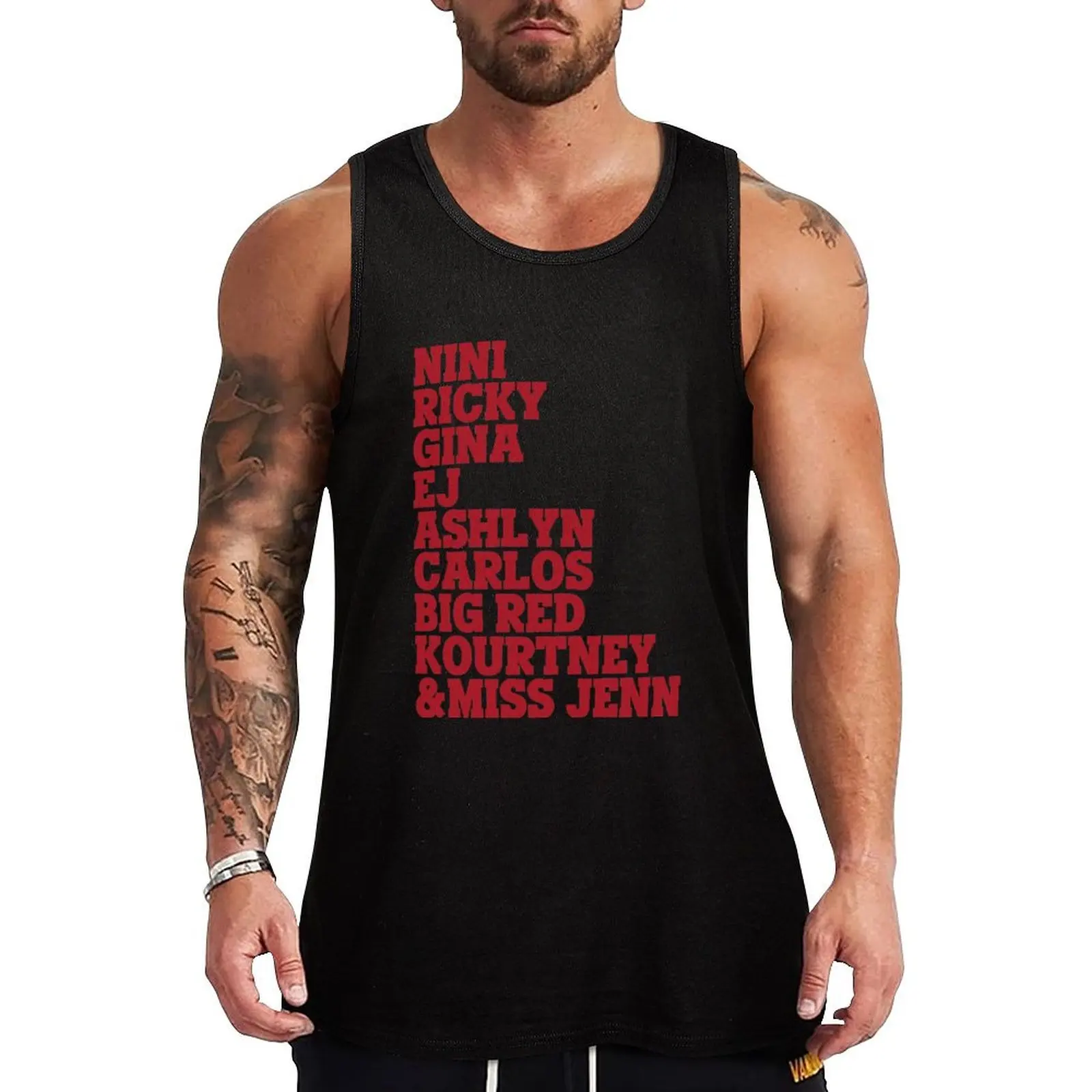 hsmtmts Tank Top Sleeveless Sports Tank Top Gym Training Moisture Wicking