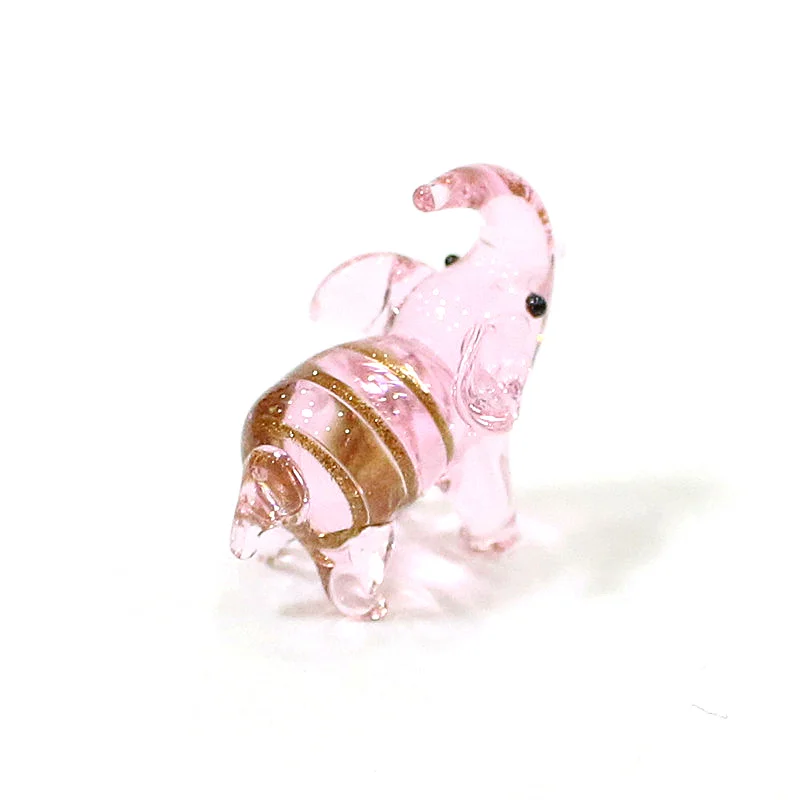Kawaii winzige Tier ornamente niedliche Miniatur-Elefanten statue Handwerk für DIY Home Desktop Kinderzimmer Feen garten Mikro landschaft Dekoration Zubehör – Detail 5