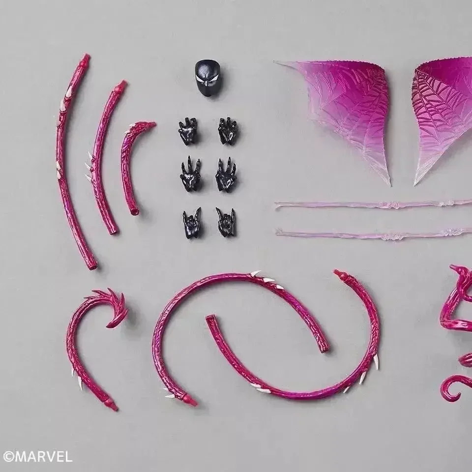 En Existencia, Nuevo Kaiyodo Vm Spider-Gwen Tech Toy, Sorprendente Figura de Acción de Edición Especial Nacional de Allen, Juguete Coleccionable, Regalo