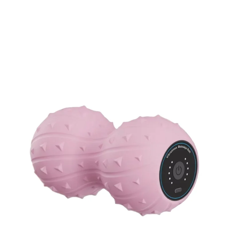 

Portable massage roller ball vibration yoga electric peanut silicone massage ball whole body fatigue relief
