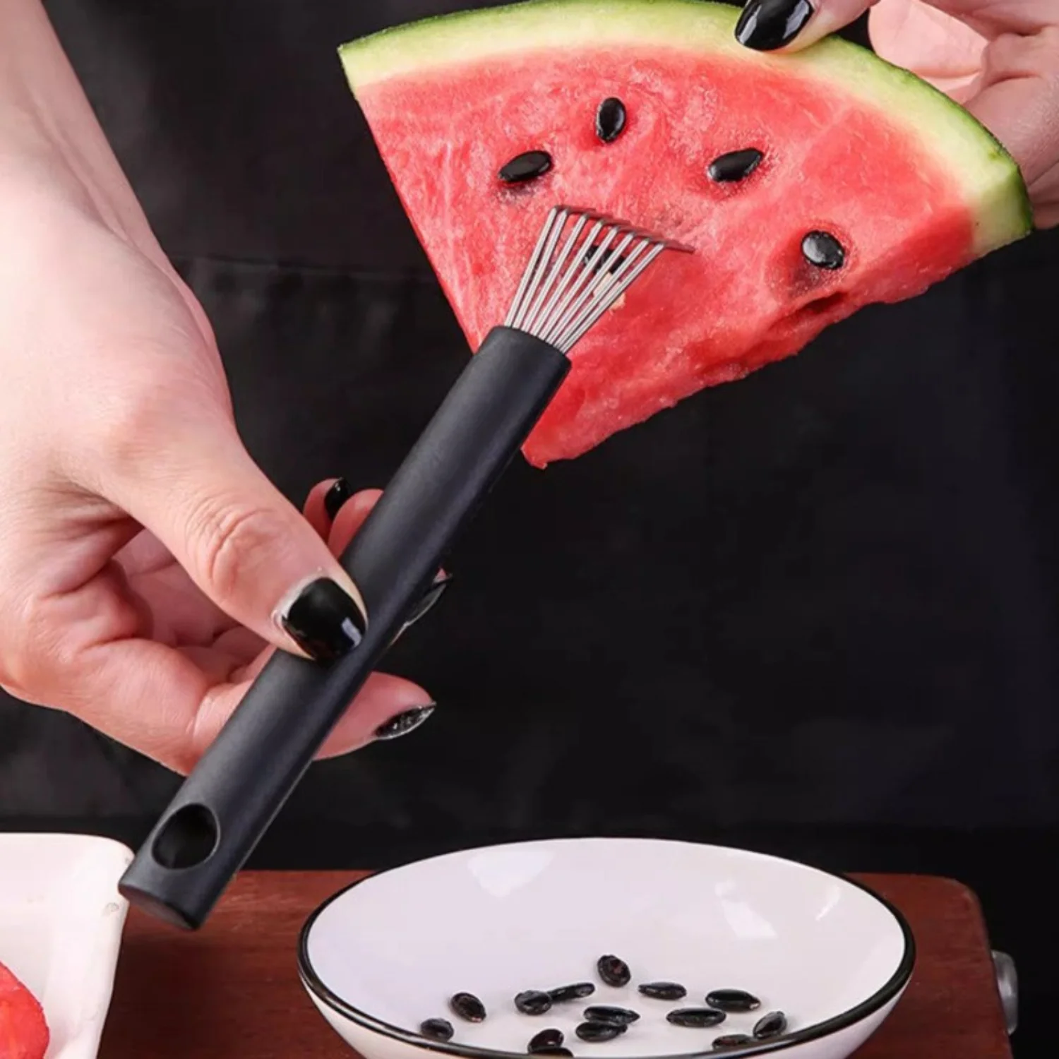 1pc Watermelon Deseeding Tool with Durable Silicone Handle - Ideal for Home and Restaurant Dishwashers Furnace ignitor 