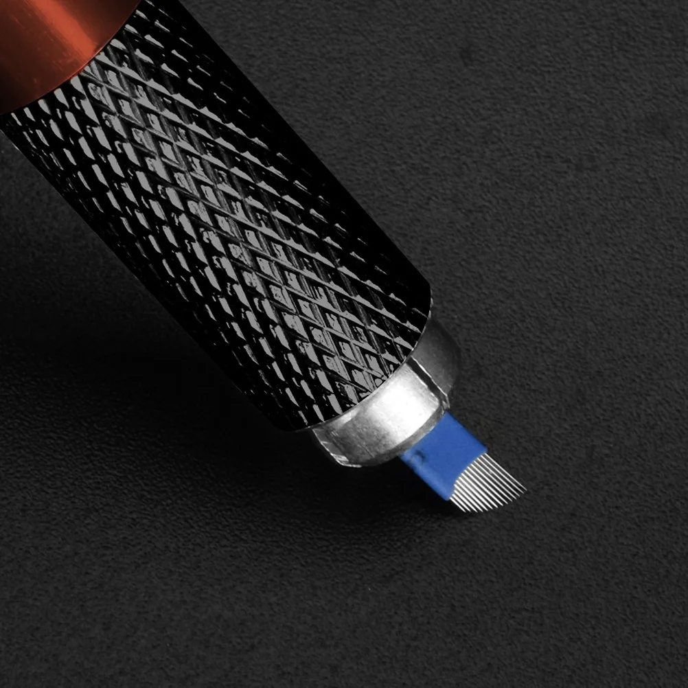 Eyebrow Kit with Manual Pen Microblade and Practice Skin for Eyeliner Lip Liner Scar Camouflage Use