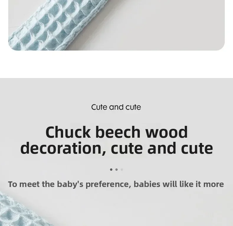 Attache-tétine brodée au prénom avec clip en bois – Cadeau de naissance
