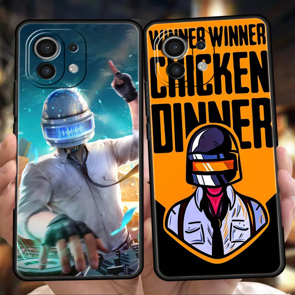 حافظة هاتف Game PUBG لهاتف شاومي Mi X3 X4 NFC F3 M3 M4 GT Note 9T 10T 10 11 Ultra 11T 11X 12 Pro Lite 5G حقيبة من السيليكون