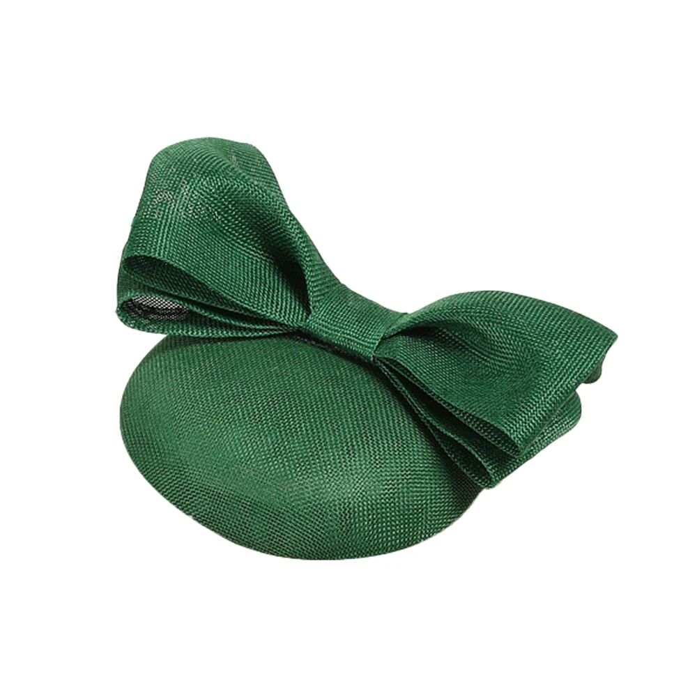 Imitation Sinamay green Fascinator Hat Ladies Women Wedding Hair Accessories Church Cocktail Race Headpiece Hairpin Headbands