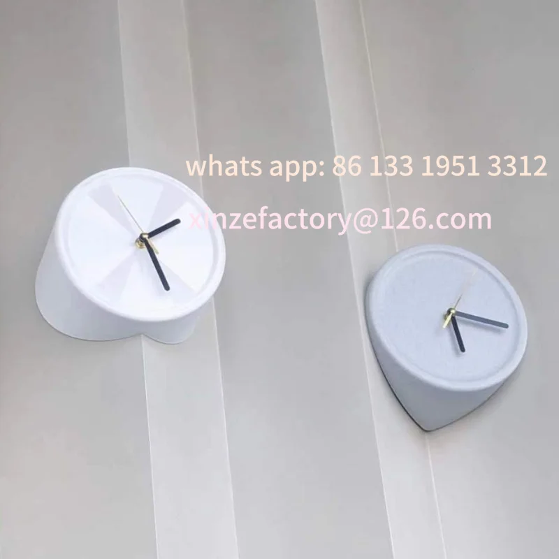 

Customizable Modern Corner Wall Clocks Minimalist Wall Art Clock Bedroom Mechanism Silent Watches Living Room Luxury Desktop Wat