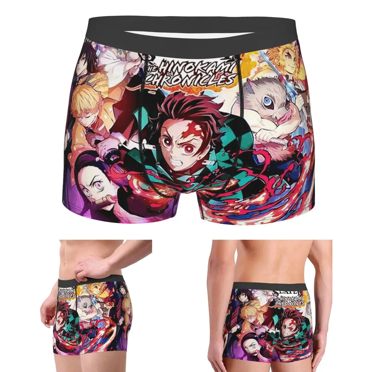 

Boxer Underpants Shorts Demon Slayer Poster Panties Men's Ventilate Underwear for Homme Man Boyfriend Gift