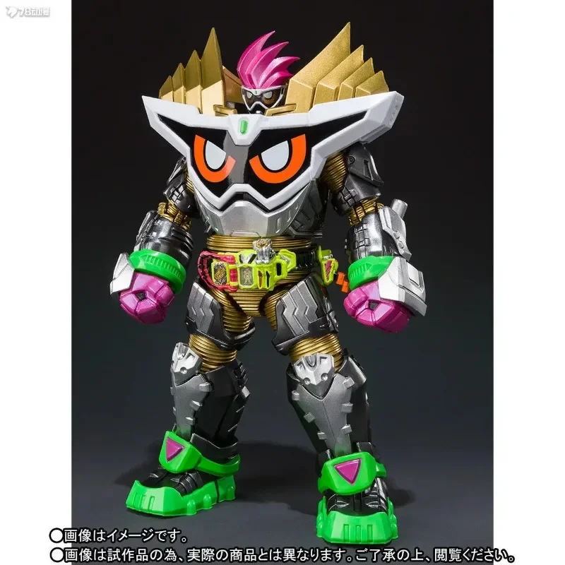 Em estoque original bandai s.h. figuarts kamen rider ex-aid máximo gamer nível 99 anime figura de ação modelo brinquedos presentes colecionáveis