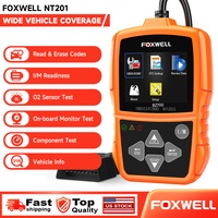 FOXWELL NT201 Auto OBD2 EOBD CAN Fault Code Reader Scanner Car Diagnostic Scan Tool Check Engine Light Reader Auto Fault