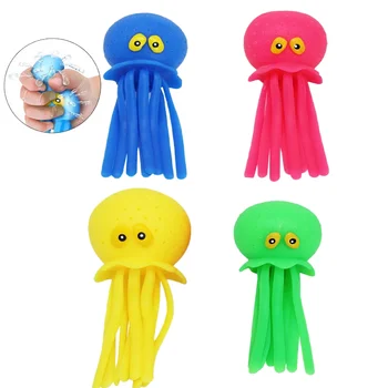 ألعاب حمام الطفل الإسفنج امتصاص الماء الأخطبوط الضغط الإجهاد الإغاثة لعب الصيف السباحة لعب المياه هدية للأطفال