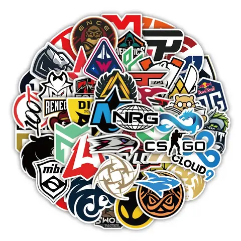 50 pièces nouveau jeu de tir CSGO Graffiti autocollants pour jouets bagages ordinateurs portables IPad Skateboard cadeaux autocollants imperméables