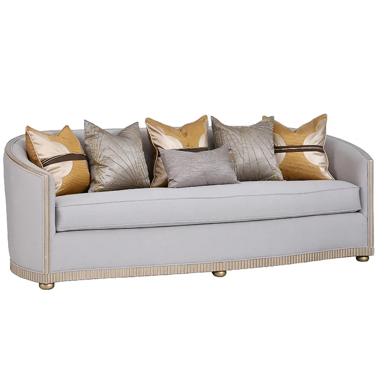 مجموعة أريكة قماشية لغرفة المعيشة في الفندق ذات جودة عالية تجارية وحديثة الأكثر مبيعًا #5