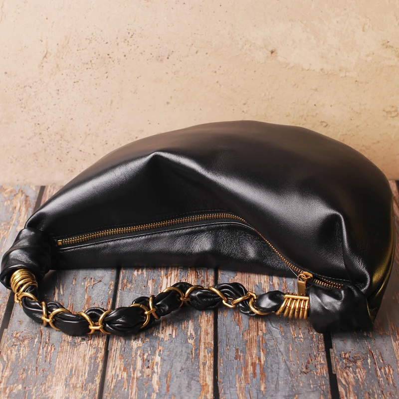 Halbmond-Taschen aus Leder für – Luxury Bags Design Bewertung und Preis