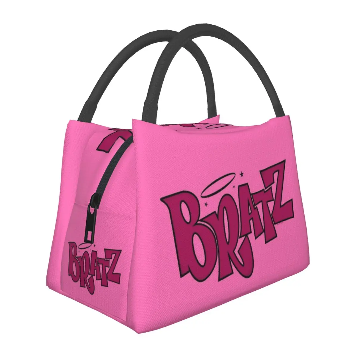 Women Multifunction Cooler Thermal Food Insulated Lunch Bag Kawaii B-Bratz Letter Lunch Box Kids Portable Picnic Tote Bags