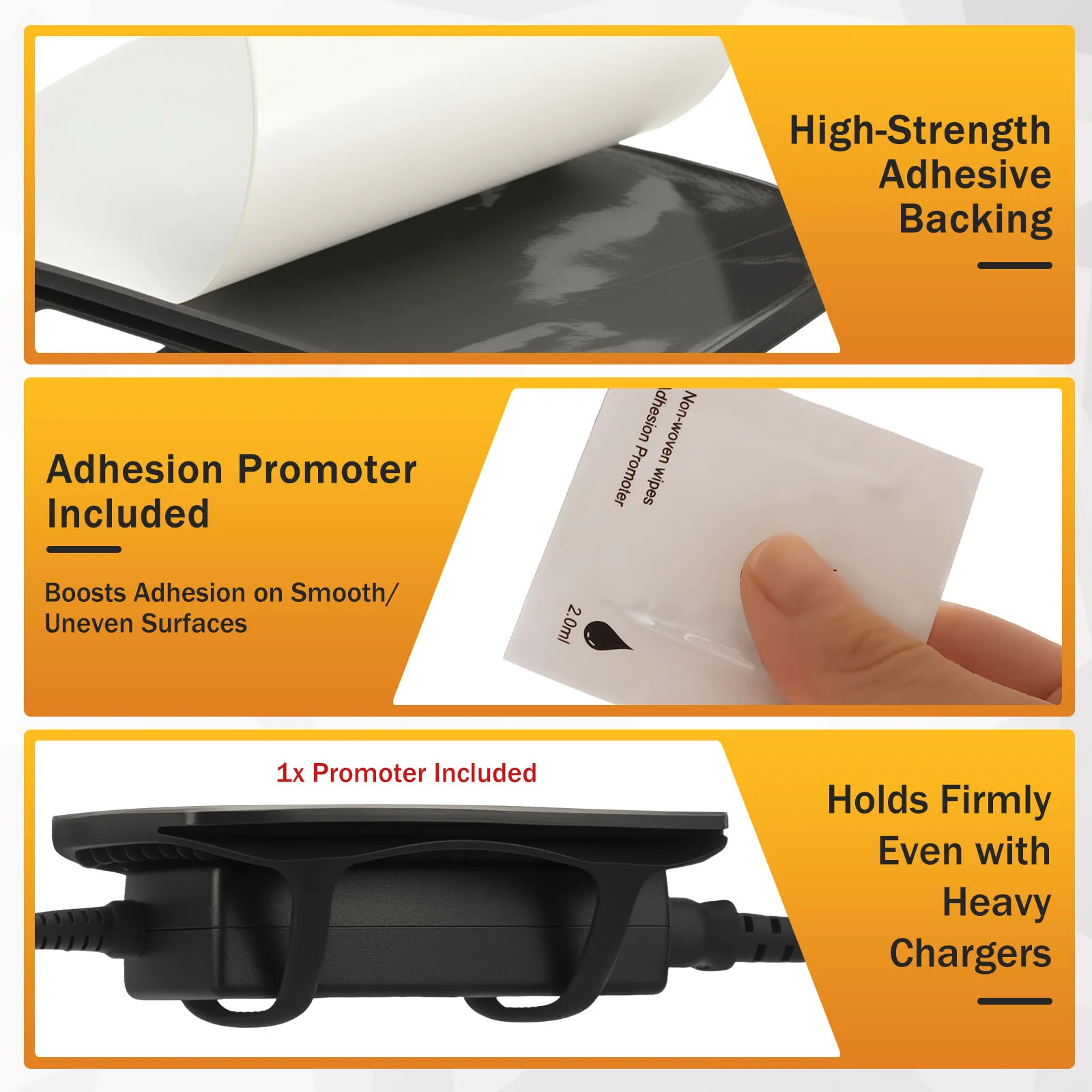 1/2/4er-Pack Silikon-Laptop-Ladegeräthalter, universeller Netzteilhalter für Ladekabel, sicherer Kabelhalter für den Schreibtisch – Detail 6