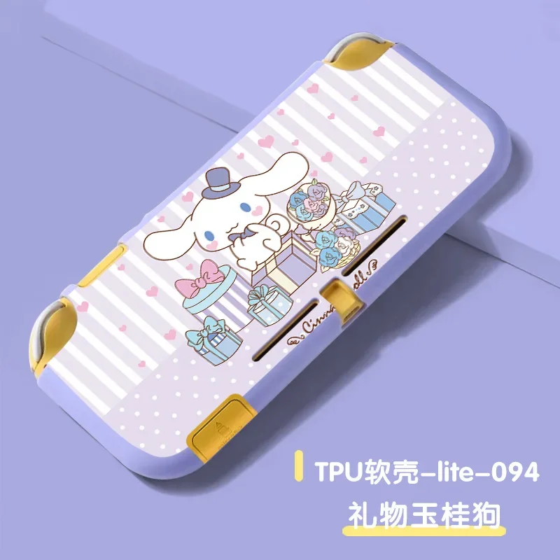 Sanrio Melody Full Protective Console Back Cover for Nintendo Switch Lite Game Console TPU Cartoon Anime Protective Cover Gifts