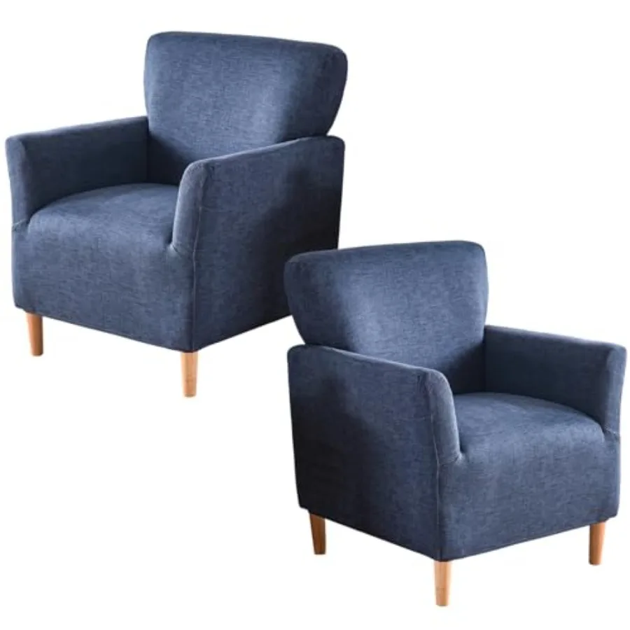 

Stretch Chair Covers Armchair Sliovers -Piece Printed Banquet Accent Chair Covers with Arms Set of 2 Soft Chair Sliovers for Li