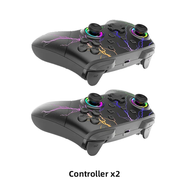 DATA FROG S80 Pro 2 stuks draadloze gamecontroller voor Switch 2 / Switch OLED / Switch Lite console gamepad voor pc - afbeelding 1