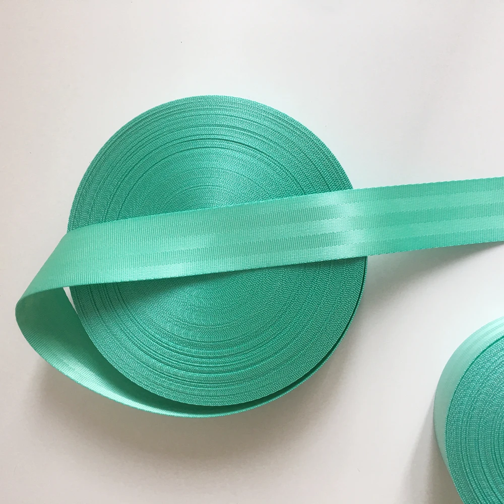 racing belt Automobile seat belt blue-green belt Front Rear Row car accessories cyan-blue styling Polyester webbing