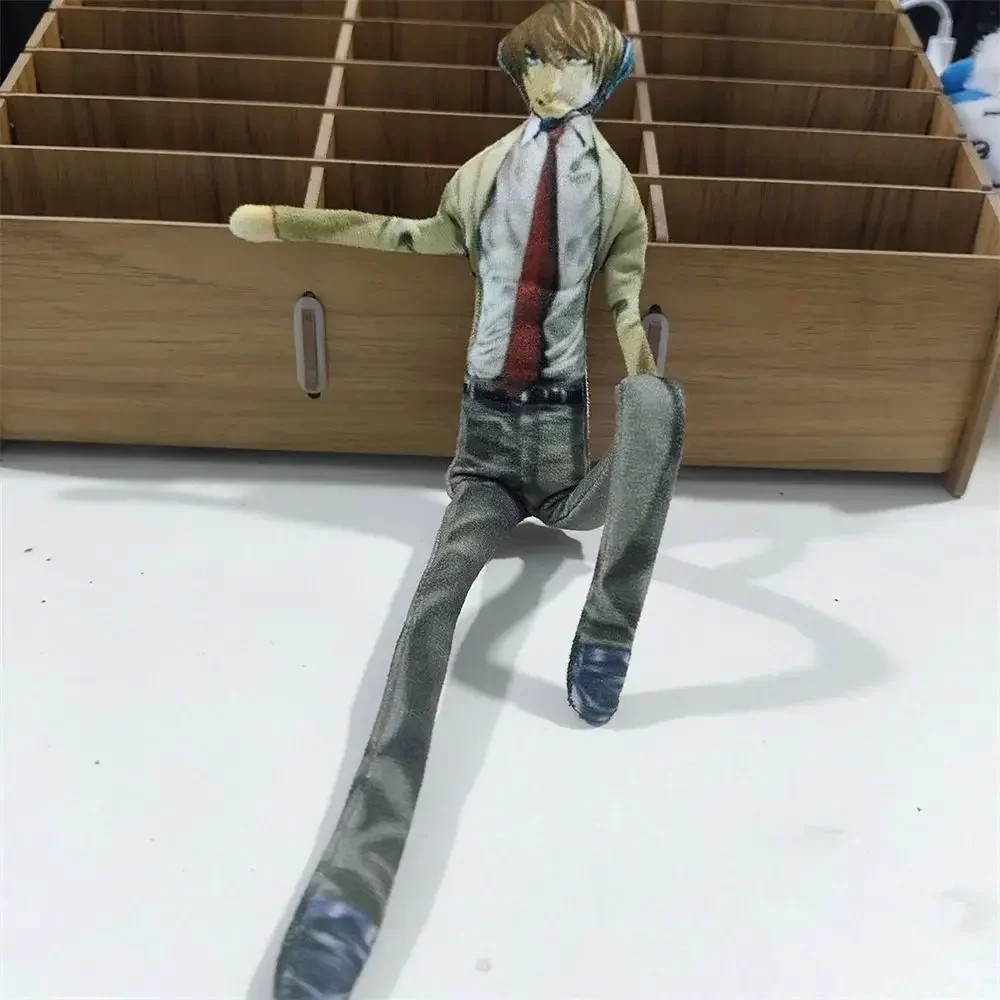DEATH NOTE Yagami Light Cosplay Poseable Plush Doll Stuffed Dolls Iron Wire Joint Flexible Fashion Room Decoration Xmas Gift