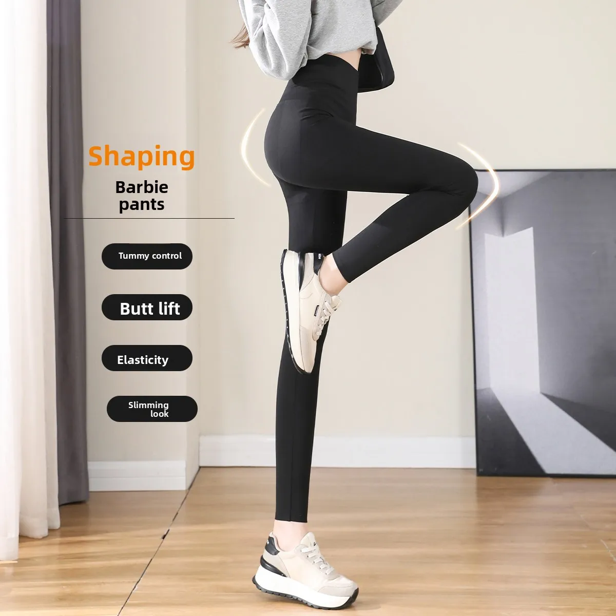 

Jeanswest High Waist Yoga Pants Women's Casual High Waist Butt Lifting Trousers Spring Autumn Base Layer Outdoor Wear