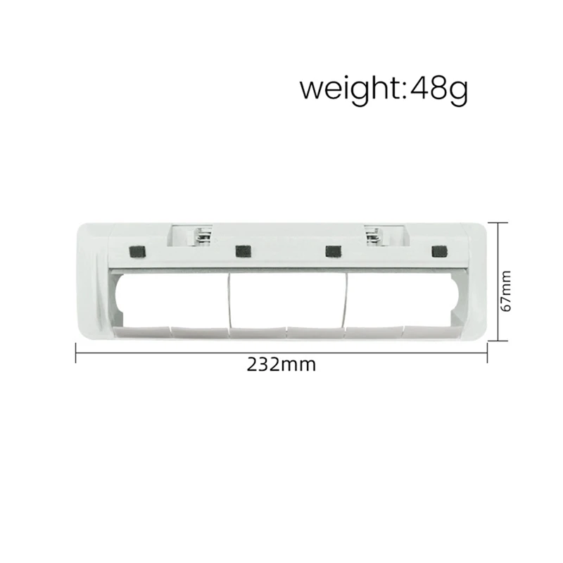Remplacement du couvercle de la brosse principale et du rouleau de la brosse principale, pièces de rechange pour aspirateur robot Xiaomi Roborock W10 et W10 Pro